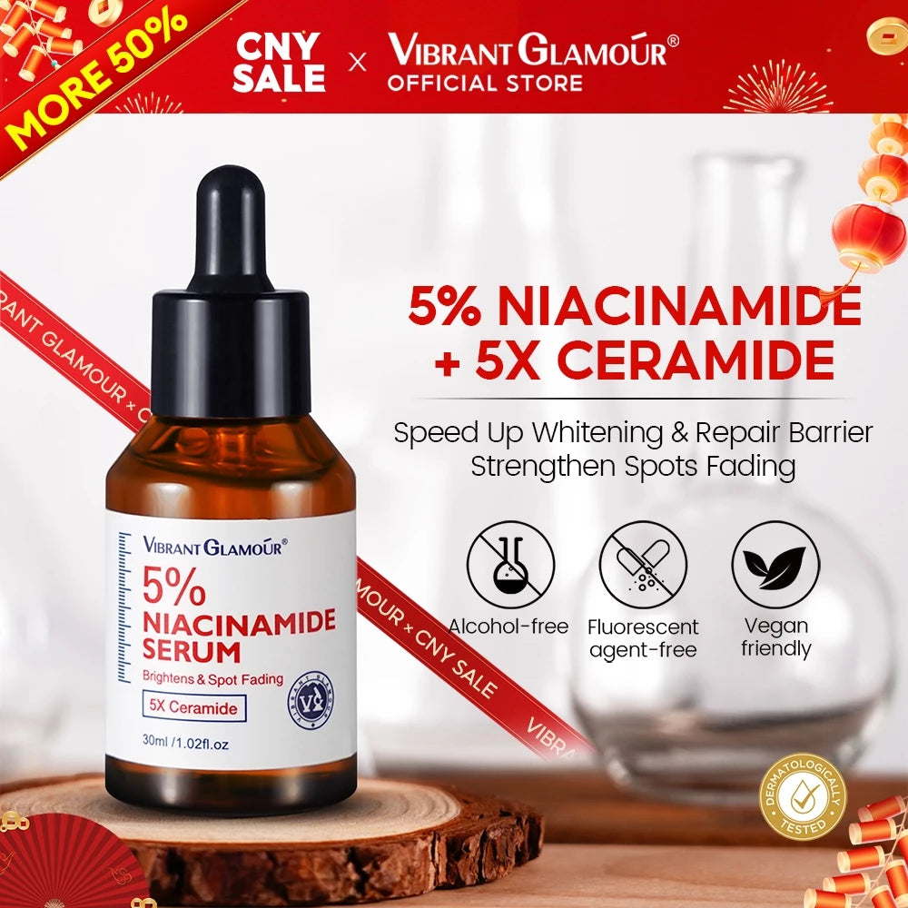 Niacinamide Whitening Face Cream 5_ Niacinamide Serum Set 5X Ceramide 3X Centella Skin Barrier Repair