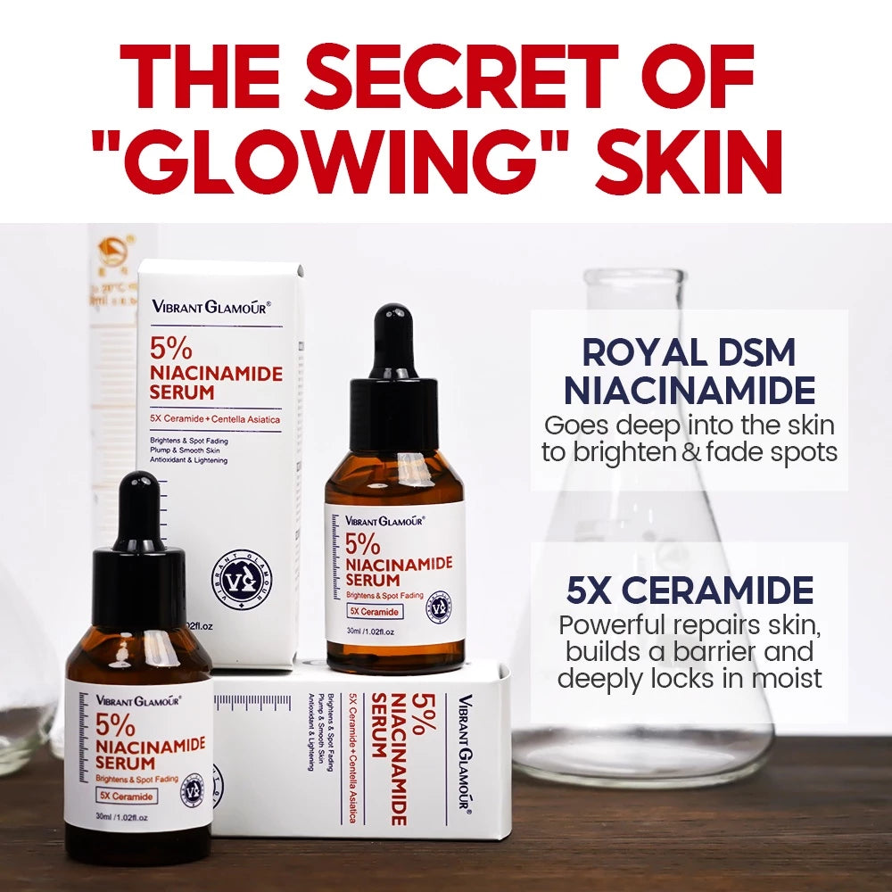 Niacinamide Whitening Face Cream 5_ Niacinamide Serum Set 5X Ceramide 3X Centella Skin Barrier Repair