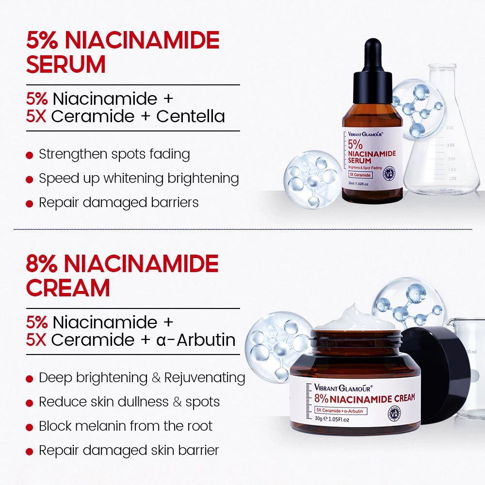 Niacinamide Whitening Face Cream 5X Ceramide Skin Barrier Repair Face Moisturiser Brightening Day Cream