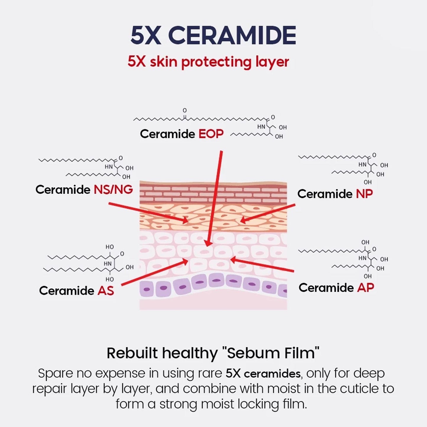 Niacinamide Whitening Face Moisturizer 5X Ceramide Skin Barrier Repair Redness Dryness Brightening Glowing Skin