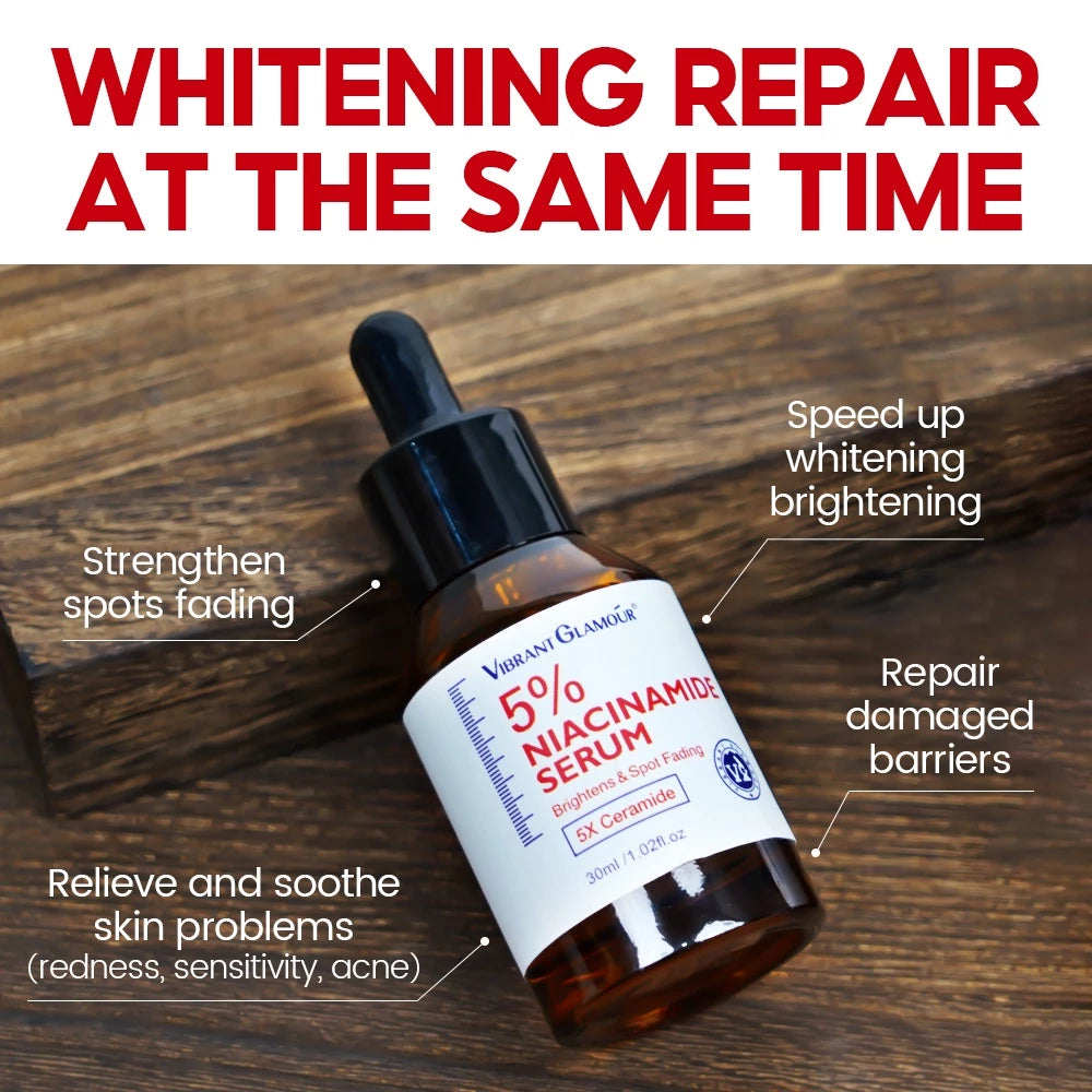 Niacinamide Whitening Face Cream 5_ Niacinamide Serum Set 5X Ceramide 3X Centella Skin Barrier Repair