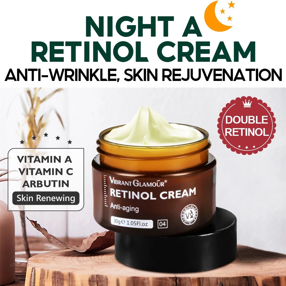 Anti-aging Sunblock Set Retinol Anti Wrinkle Face Cream VC Whitening Sunscreen Cream Vitamin C Fading Dark Spot