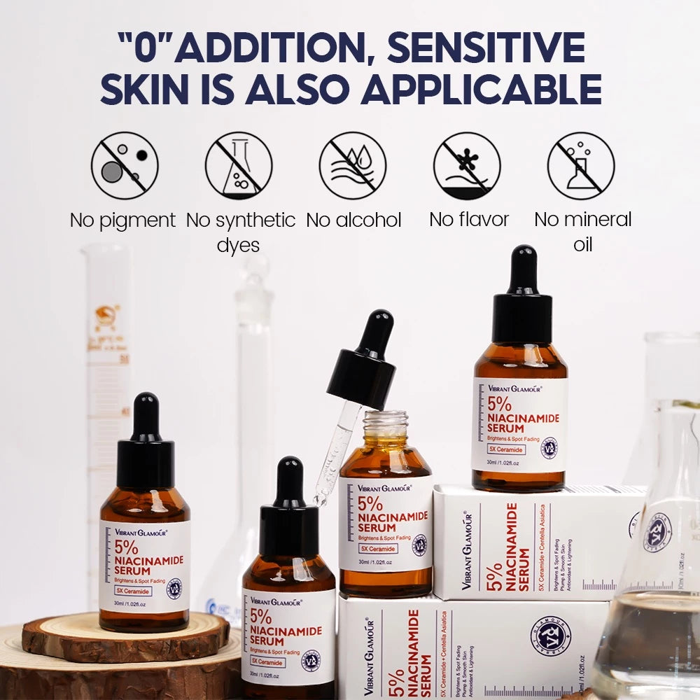 Niacinamide Whitening Face Cream 5_ Niacinamide Serum Set 5X Ceramide 3X Centella Skin Barrier Repair
