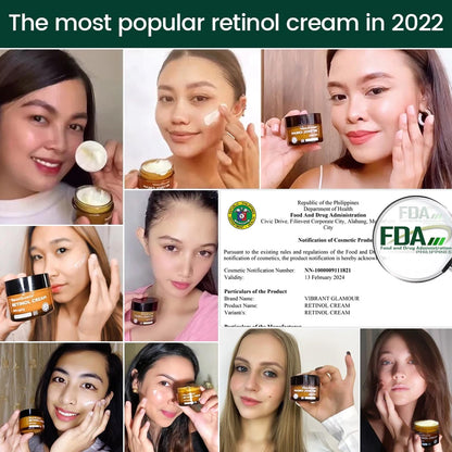 Anti Aging Whitening Set Retinol Face Cream Niacinamide Toner Serum 5X Ceramide 3X Centella Asiatica Skin Barrier